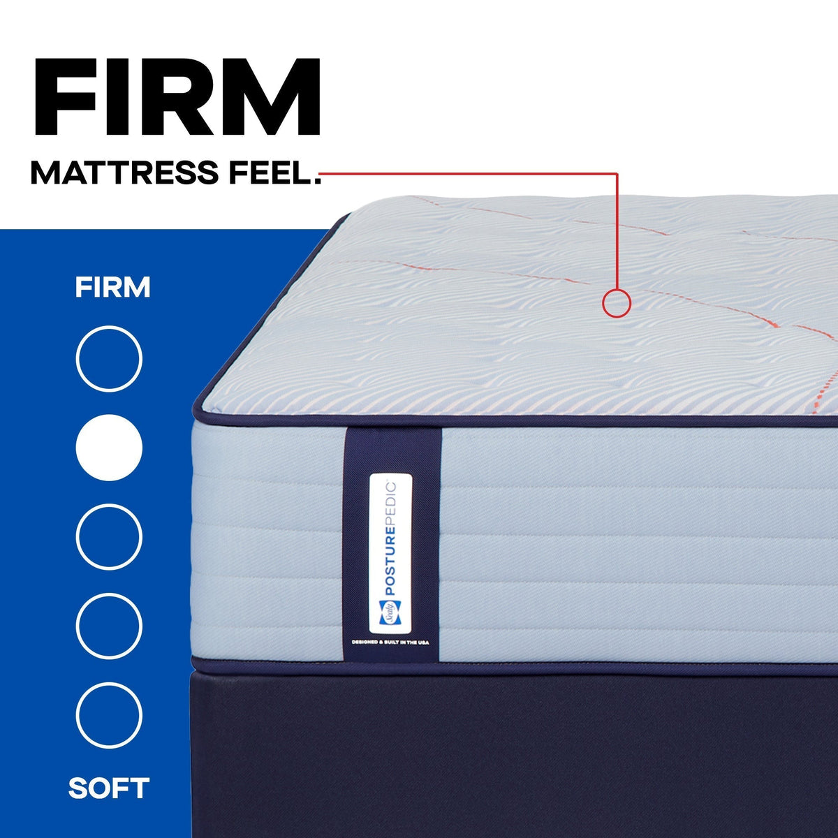 Sealy Posturepedic Spring Medina II 13" Firm Tight Top Mattress