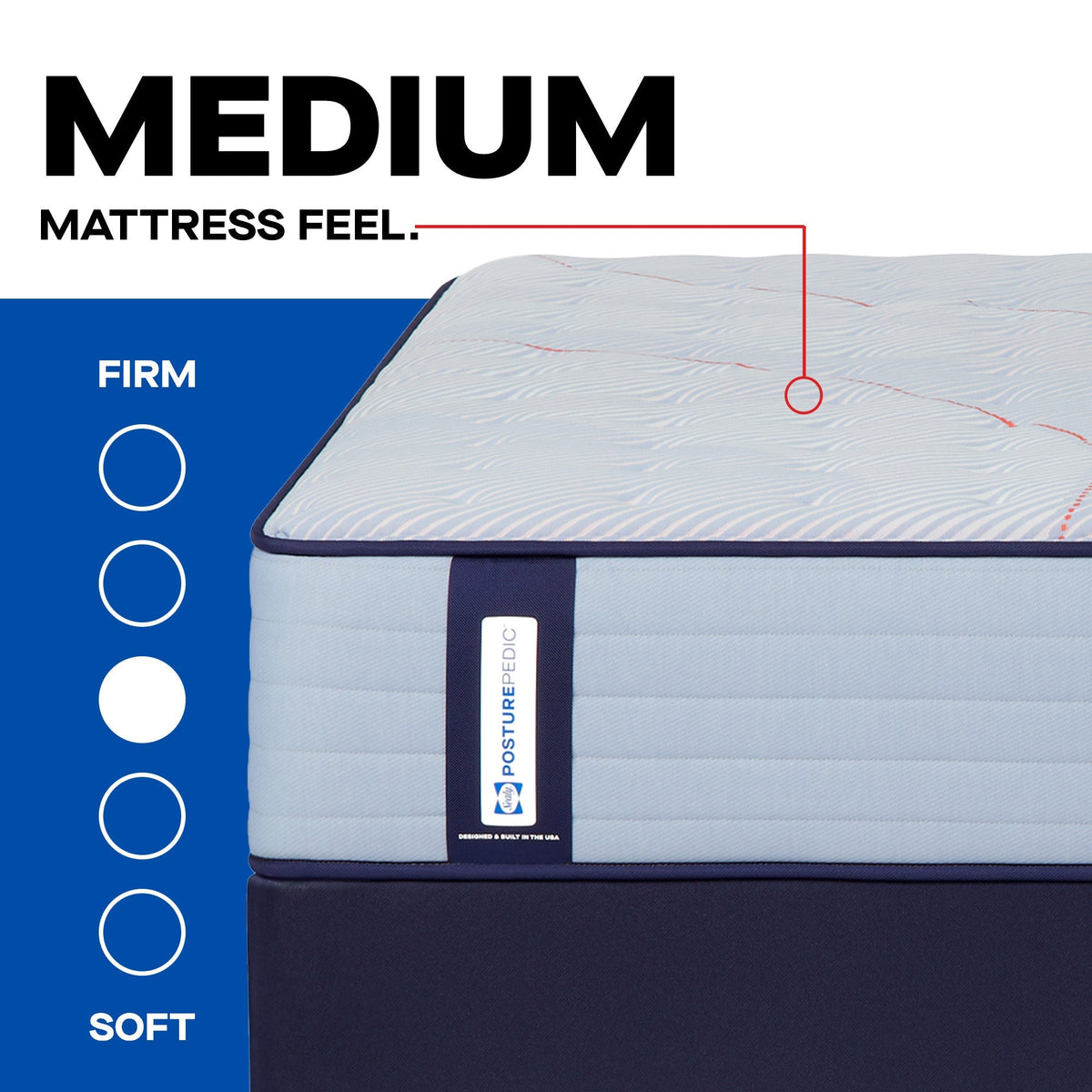 Sealy Posturepedic Spring Medina II 13" Medium Tight Top Mattress