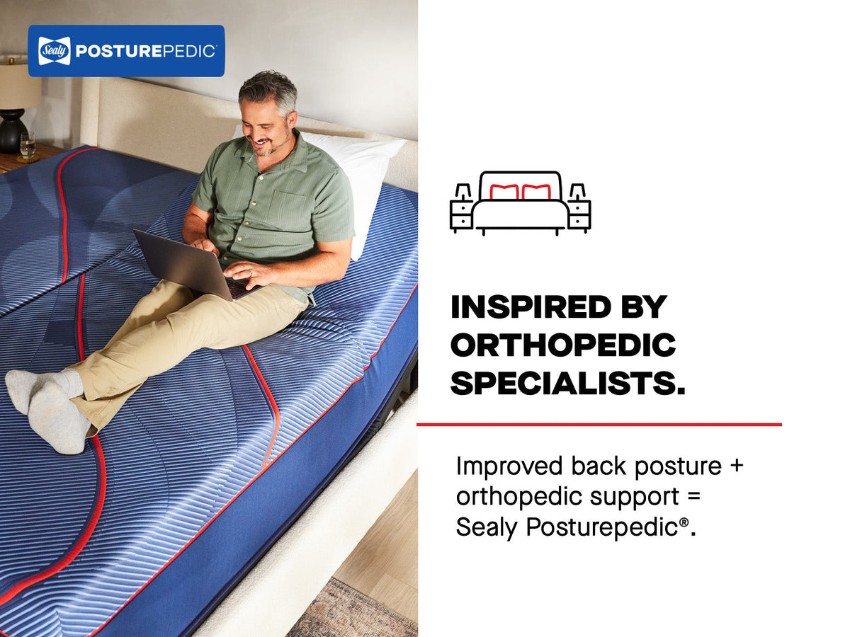 Sealy Posturepedic Spring Medina II 14" Medium Euro Pillowtop Mattress