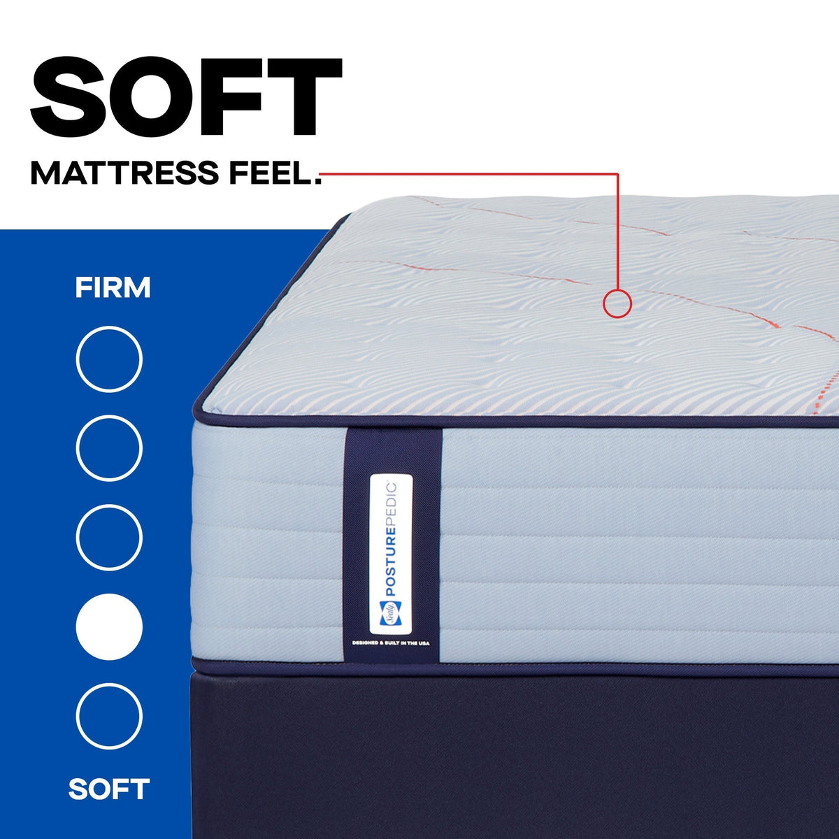 Sealy Posturepedic Spring Medina II 13" Soft Tight Top Mattress