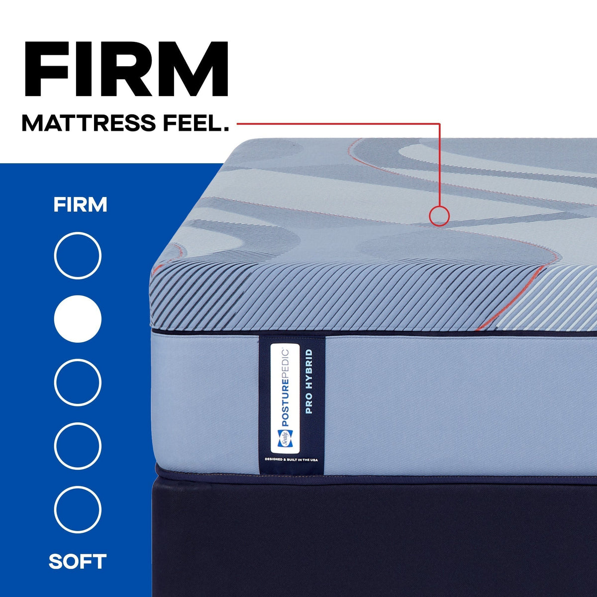 Sealy Posturepedic Pro Hybrid Dupont II 13" Firm Tight Top Mattress