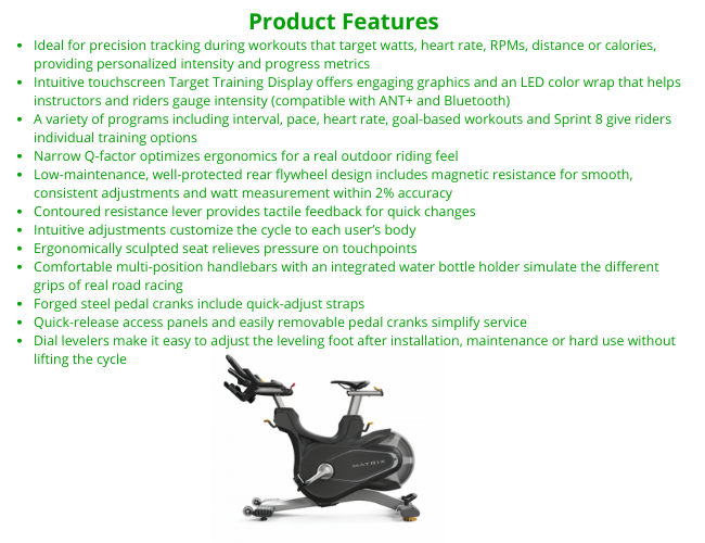 Matrix Training Indoor Cycle Spin Bike