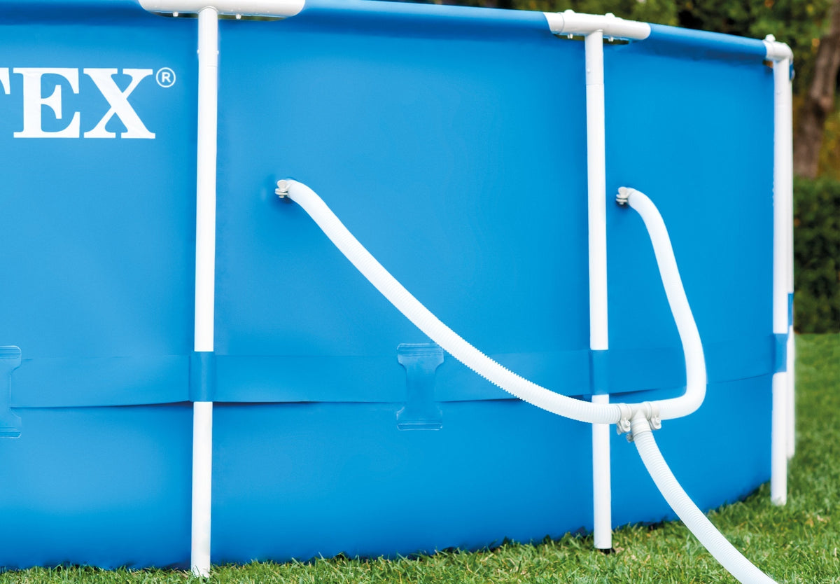 INTEX 12' x 30" Metal Frame Above Ground Pool, Filter, Cover, & Maintenance Kit image 10