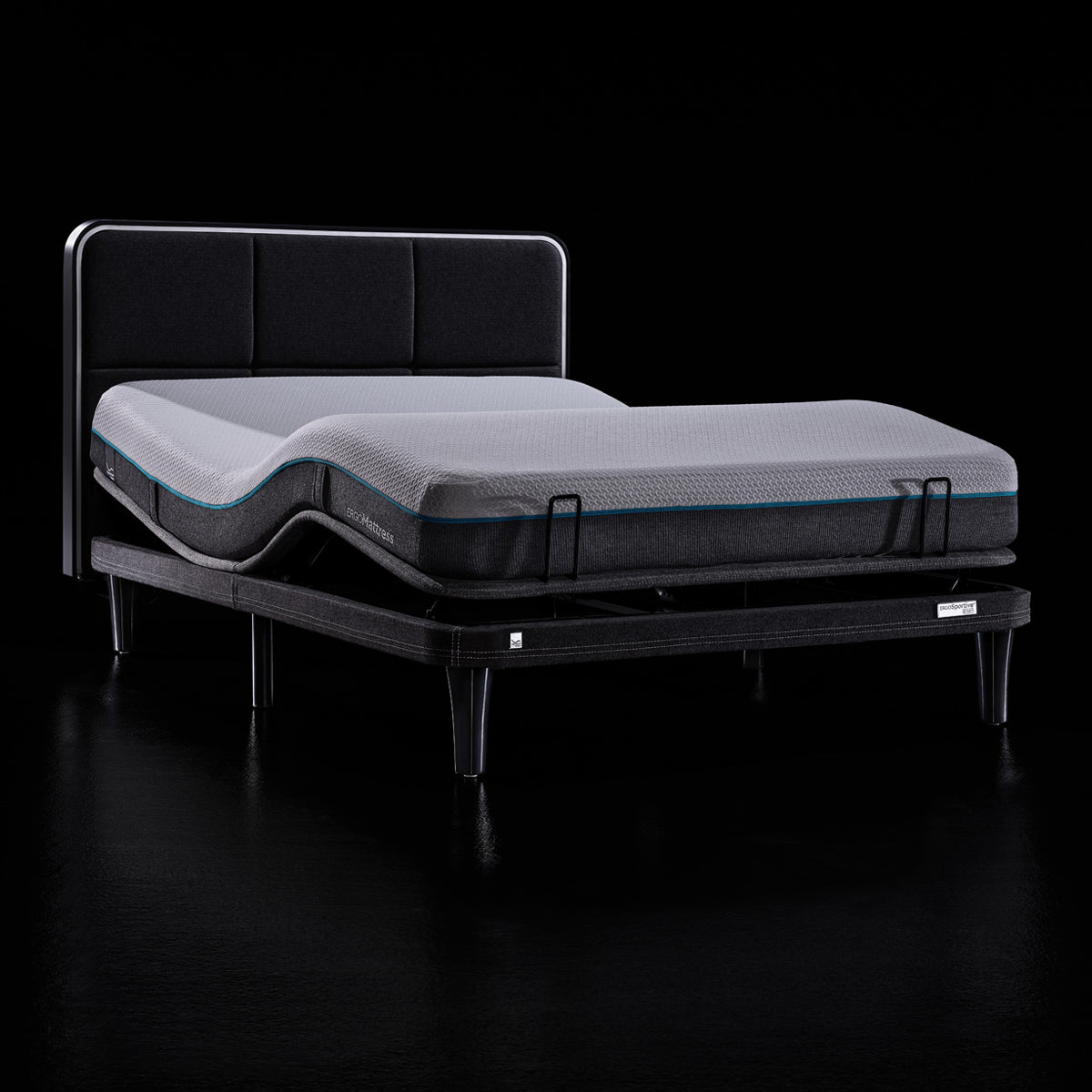 ErgoSportive Smart Adjustable Bed Base with Sleep Tracking & App Integration