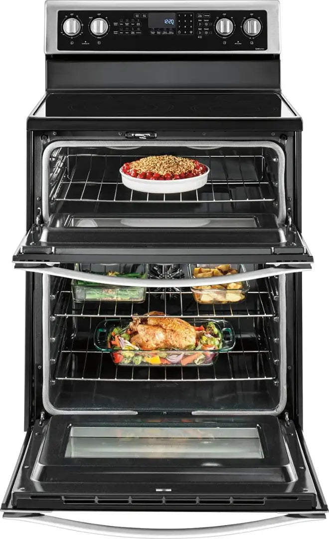 Whirlpool 6.7 Cu. Ft. Electric Double Oven Range with True Convection
