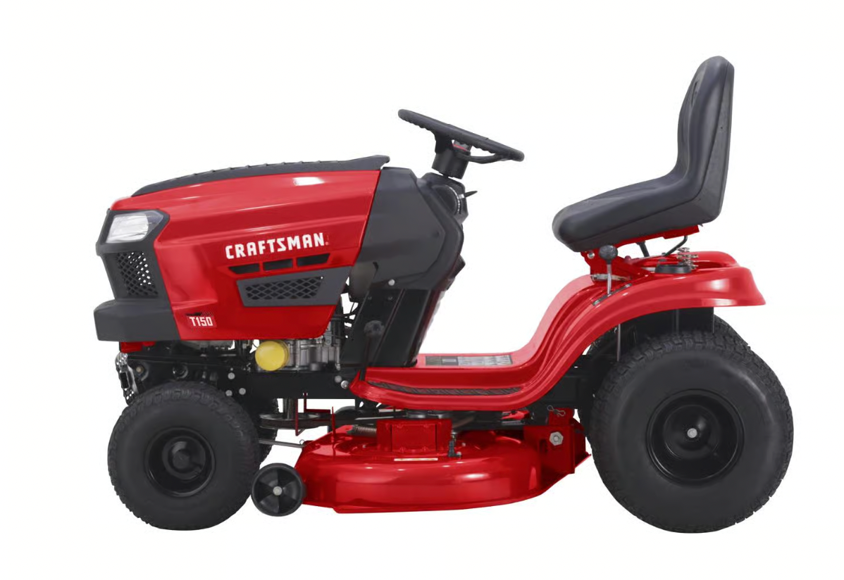 Craftsman T150 Gas Lawn Tractor | 46-in | 540cc | 19HP Briggs and Stratton Engine | Turn Tight Technology