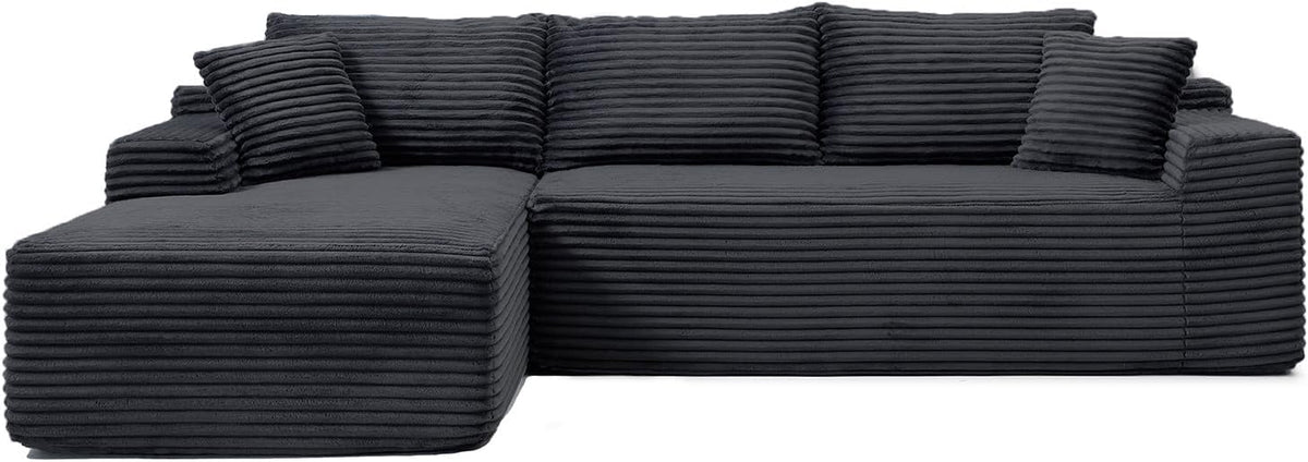 Berk Furniture Outlet Cloud Sectional Couch Modern Modular Sectional Sofa Deep Seat Corduroy