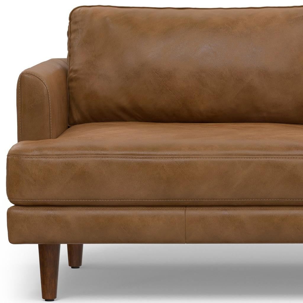Lennox Leather Sofa – Brown