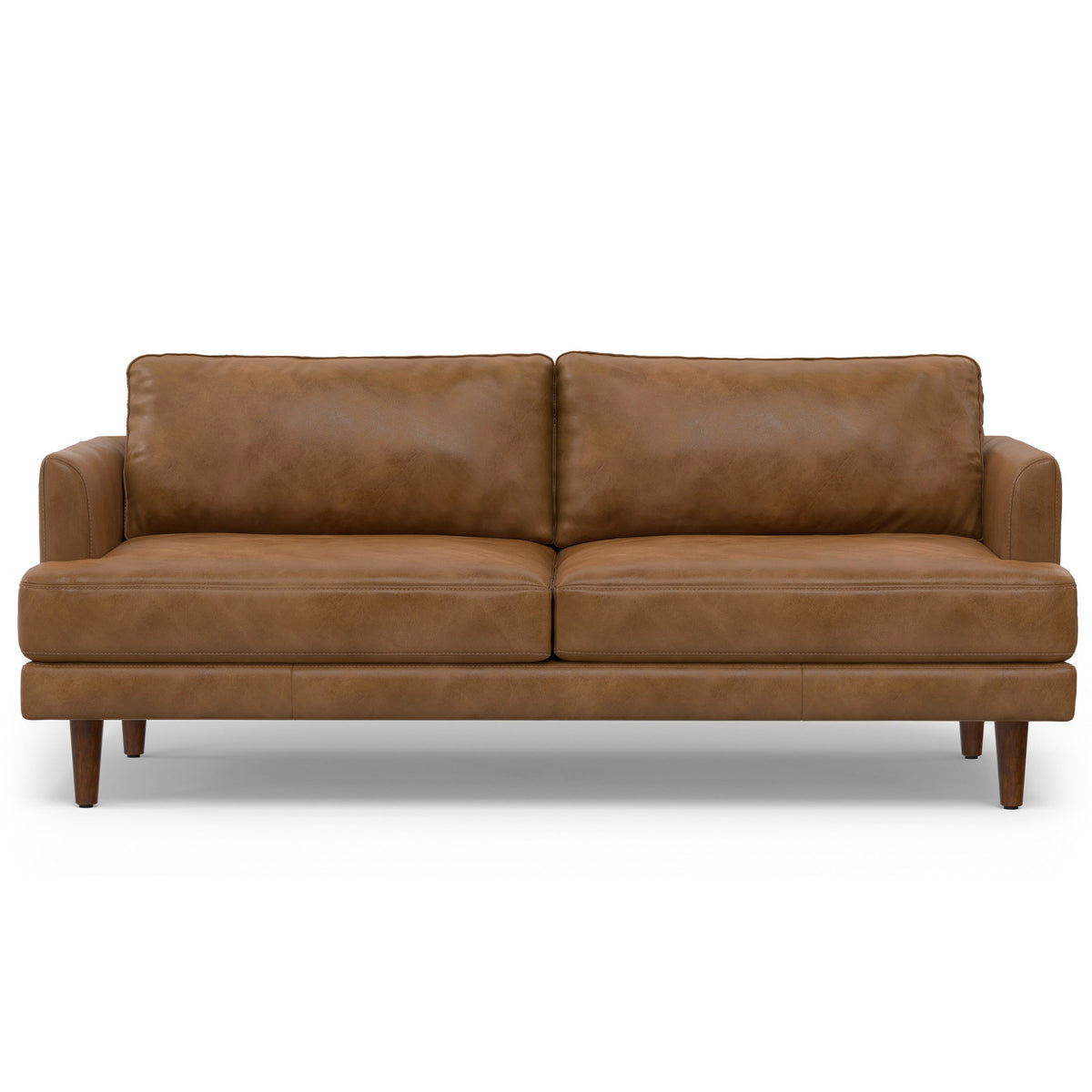 Lennox Leather Sofa – Brown