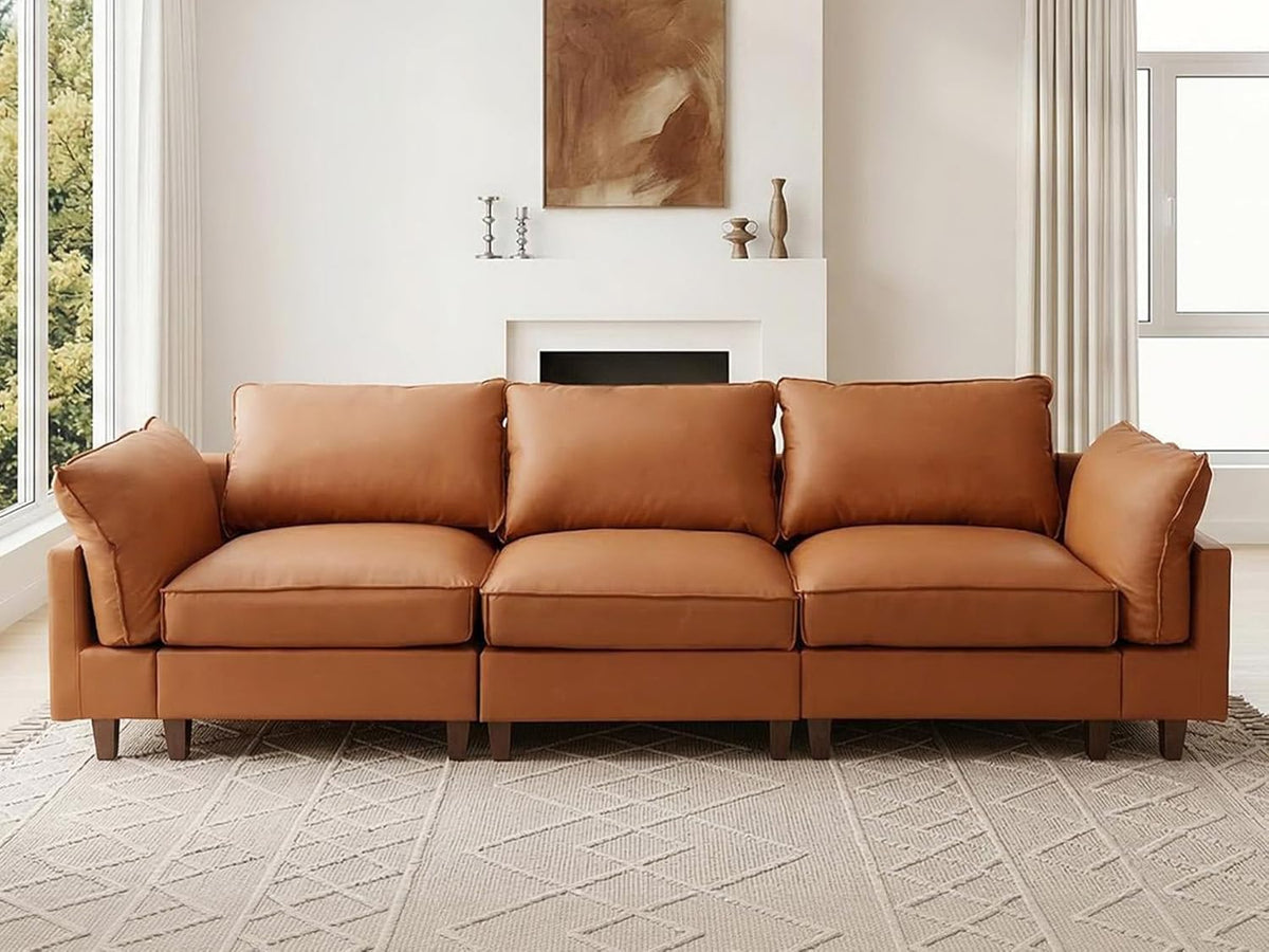Berk Furniture Outlet Modular Sectional Couch Oversized Cloud Couch 3 Seat L Shaped Sofa