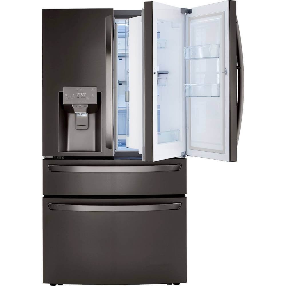 Lg 30 cu. ft. 36 Inch Wide French Door Refrigerator Stainless Steel