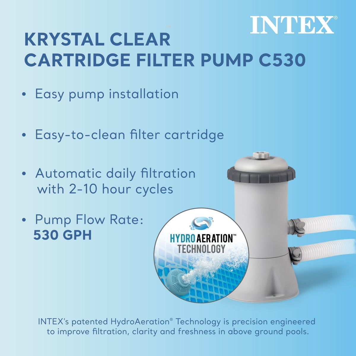 Intex 12' x 30" Metal Frame Above Ground Swimming Pool with Filter and Cover image 4