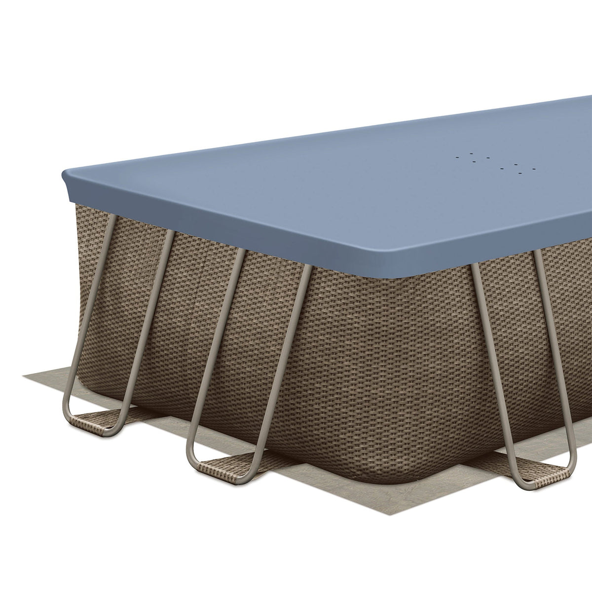 Funsicle 18'x9'x52" Oasis Rectangular Swimming Pool Set with 18' Cover image 11
