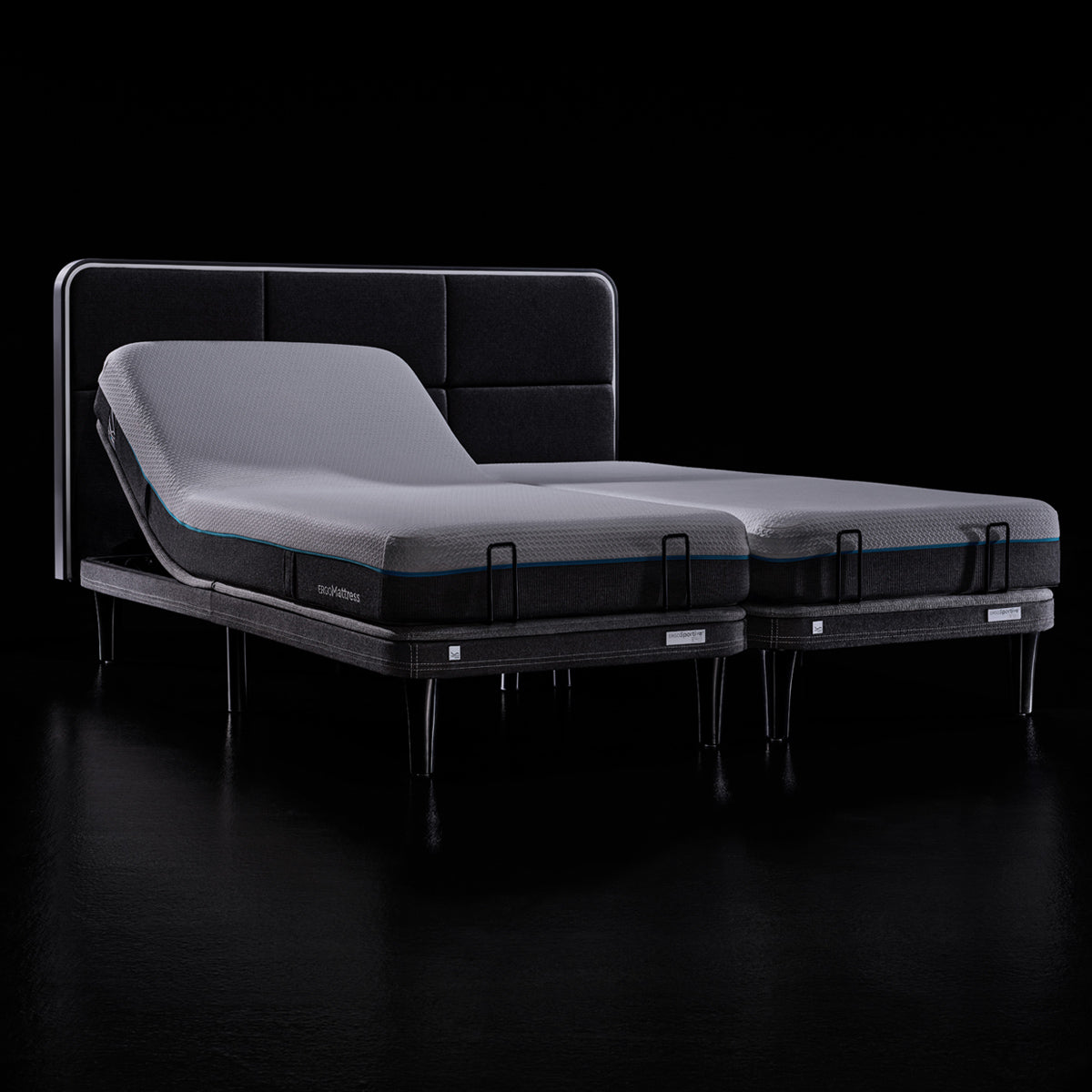 ErgoSportive Smart Adjustable Bed Base with Sleep Tracking & App Integration