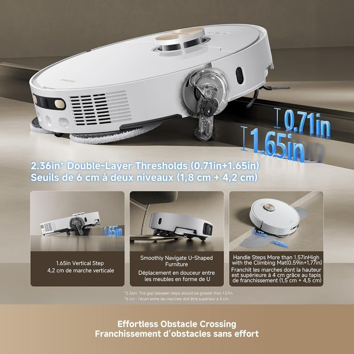 DREAME L50 Ultra Robot Vacuum Mop 19,500Pa Auto-Empty