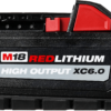 Milwaukee 48-11-1865 M18 REDLITHIUM HIGH OUTPUT XC 6 Ah Lithium-Ion Battery