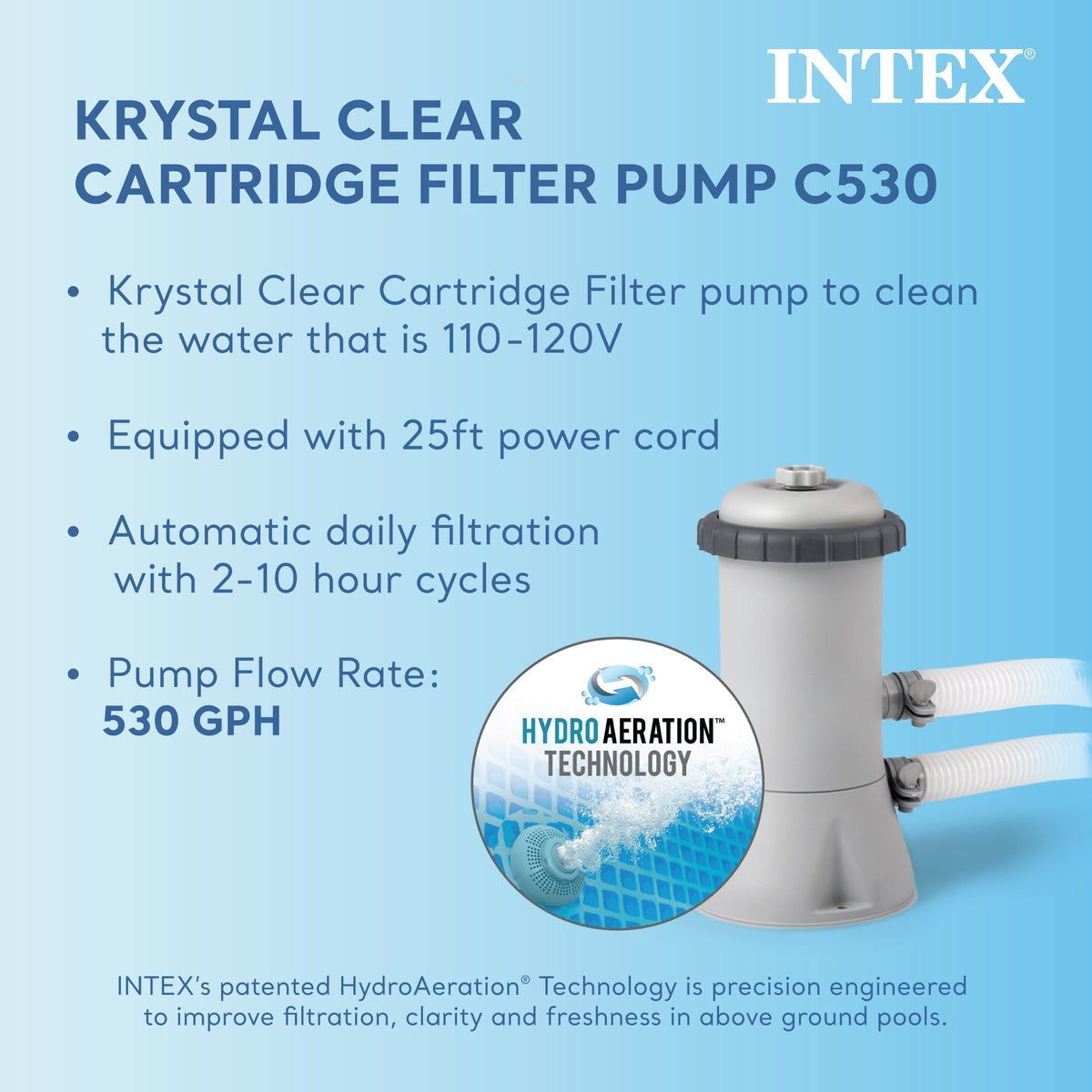 INTEX 12' x 30" Metal Frame Above Ground Pool, Filter, Cover, & Maintenance Kit image 2