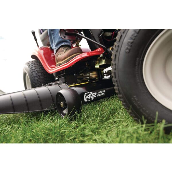 Troy Bilt Bronco 42 in 19 HP Briggs &amp; Stratton Automatic Drive Gas Riding Lawn Tractor with Mow in Reverse