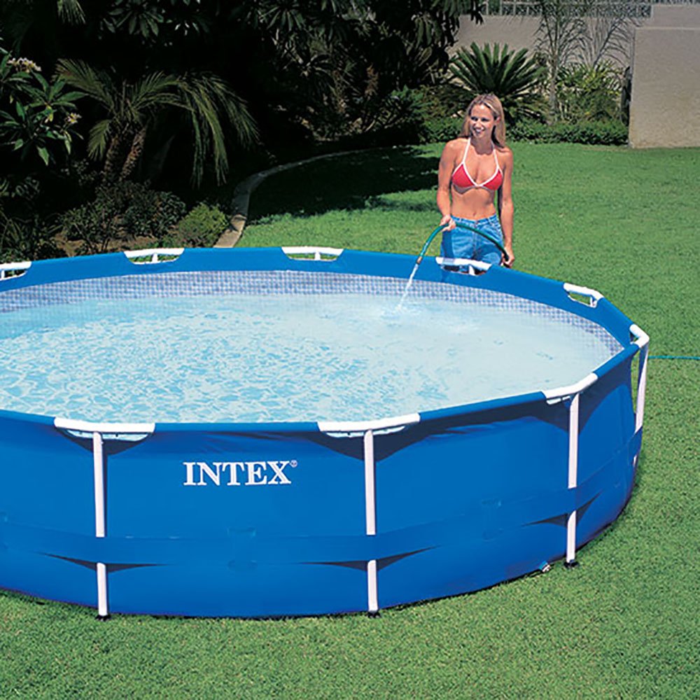 Intex 12'x30" Swimming Pool w/ Pump, Maintenance Kit (2 Pack) & 12' Pool Cover image 5