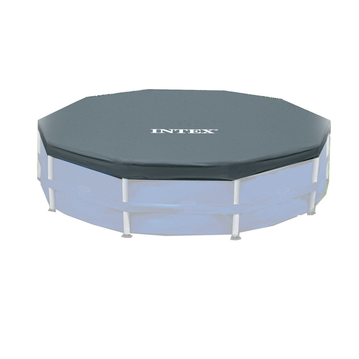Intex 12 Foot x 30 In. Above Ground Pool & Intex 12 Foot Round Pool Cover image 2