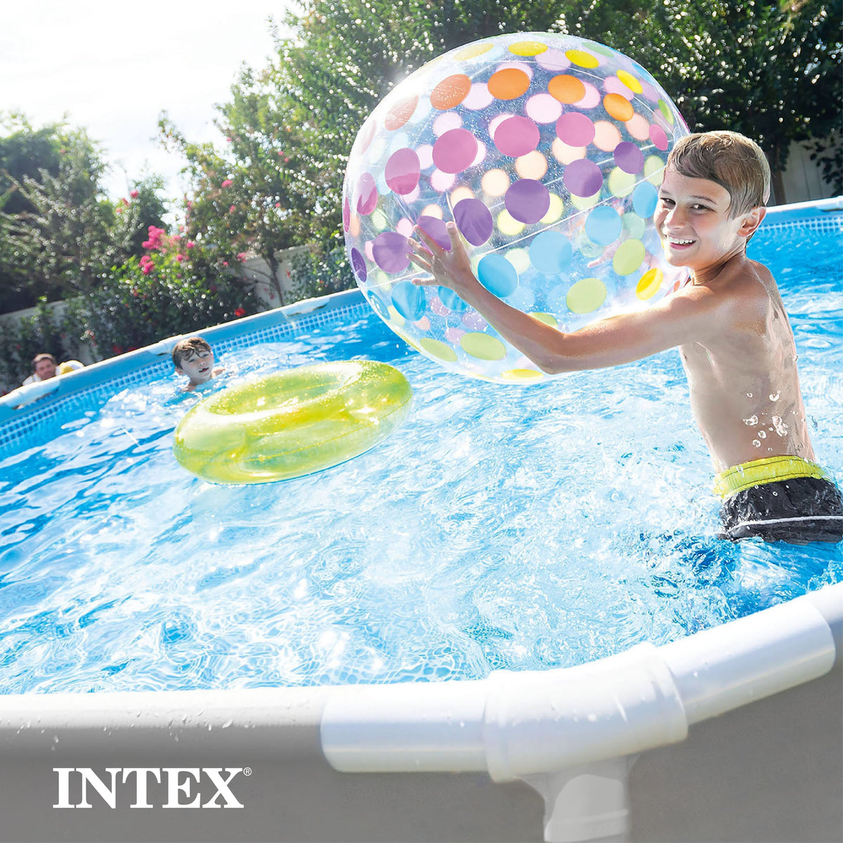 Intex 12 foot x 30 inch Prism Frame Round Above Ground Swimming Pool, (No Pump) image 5