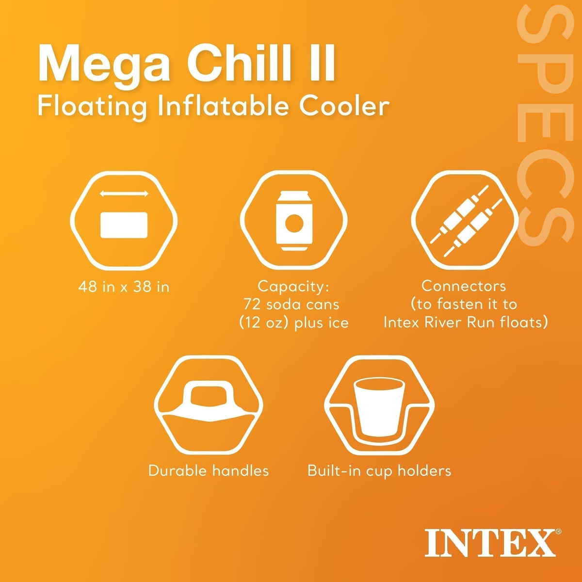 INTEX 18' x 9' x 53" Ultra XTR Frame Pool, Cover, Cooler, and Float (2 Pack) image 6