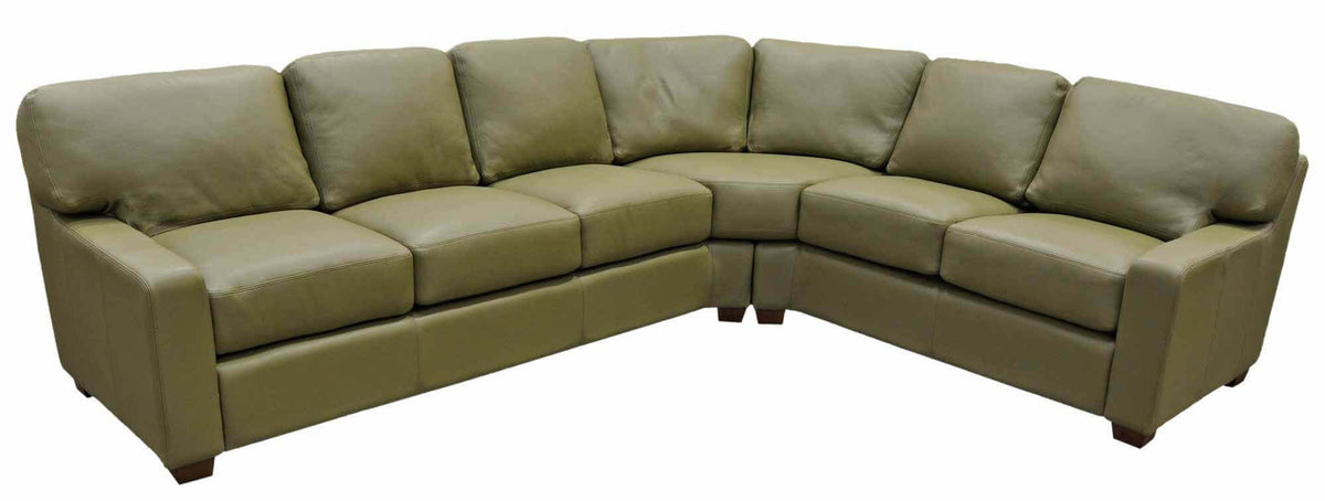 Albany Leather Sectional