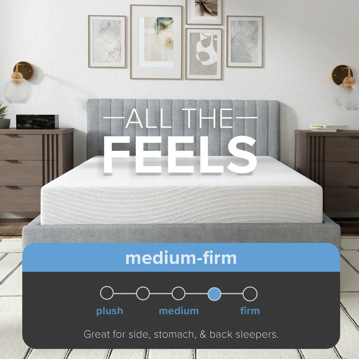 Bedplanet 10” EcoCore Origin Soy-Based Mattress – Eco-Friendly & Medium Firm