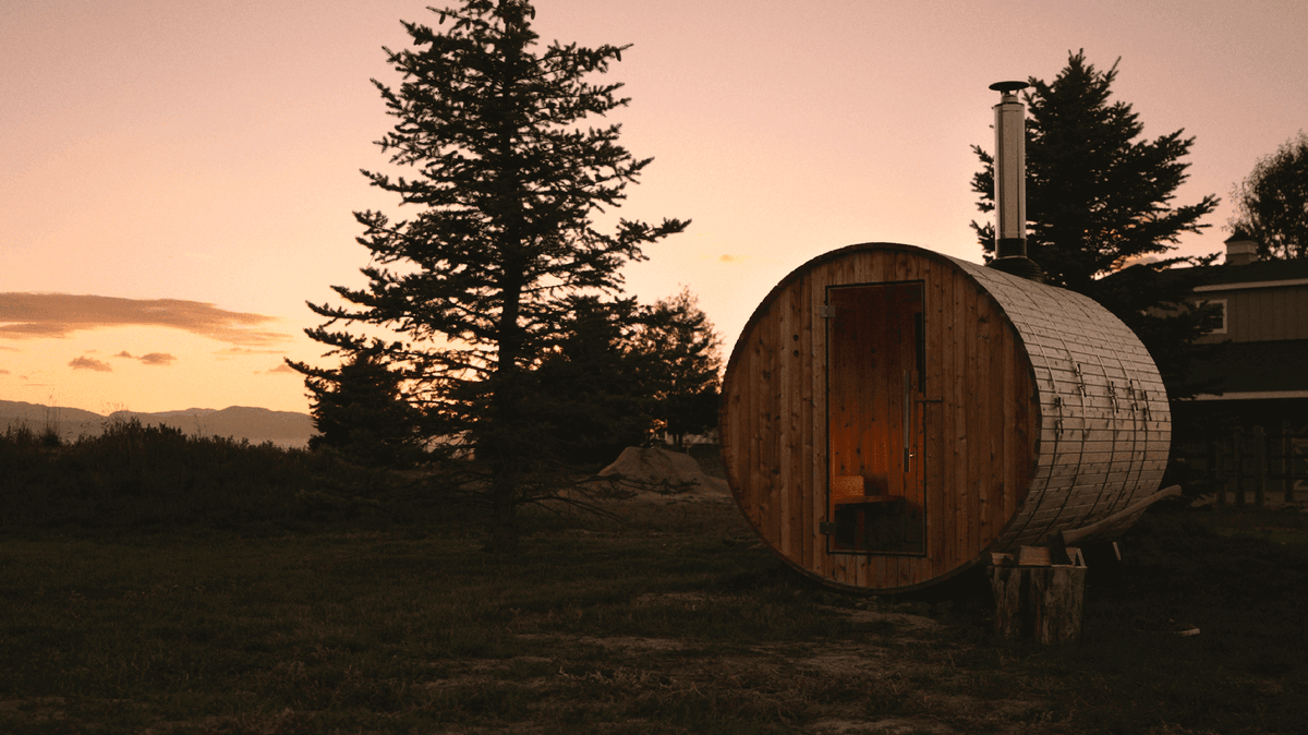 Shenandoah 4 Person Barrel Sauna