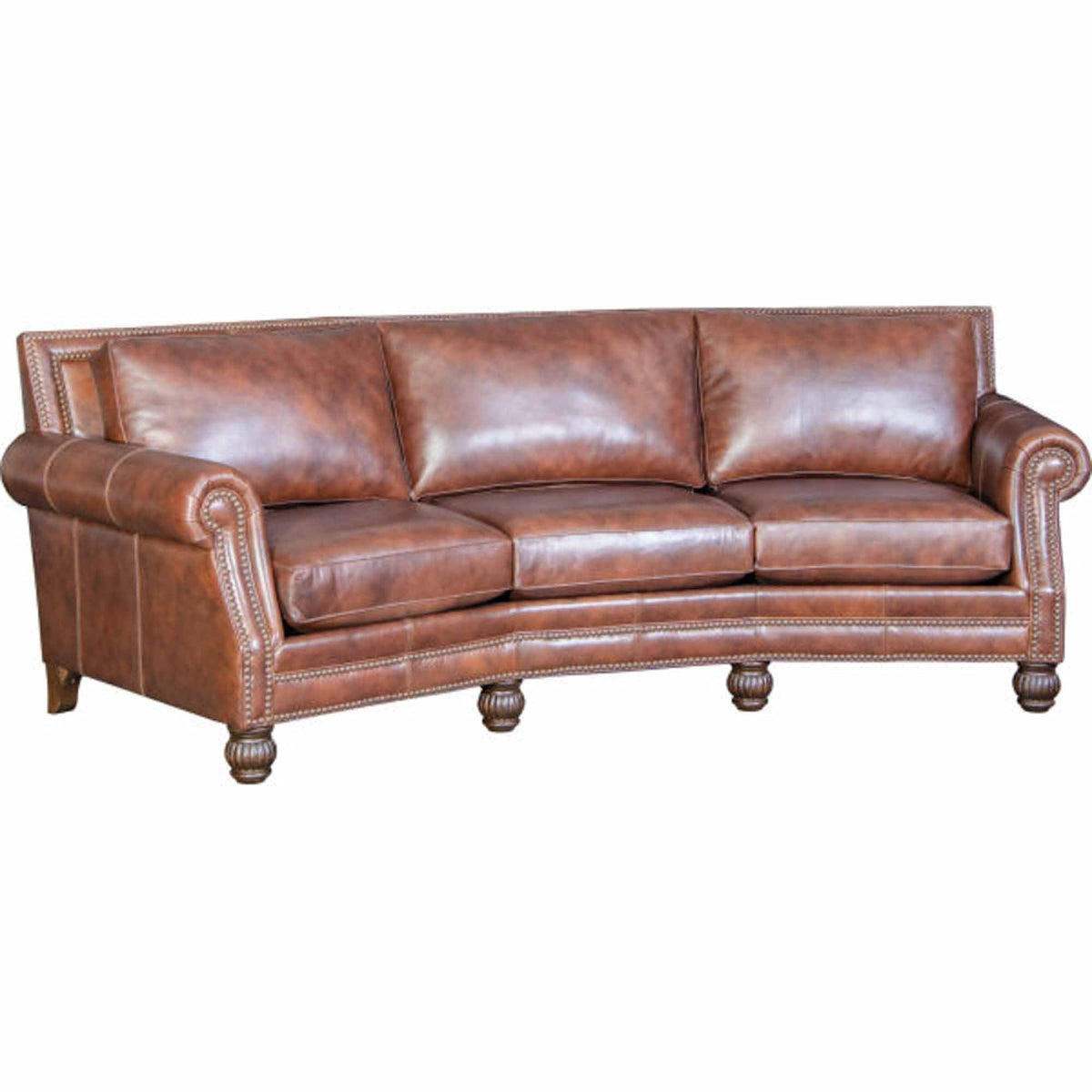 Chex Leather Conversation Sofa