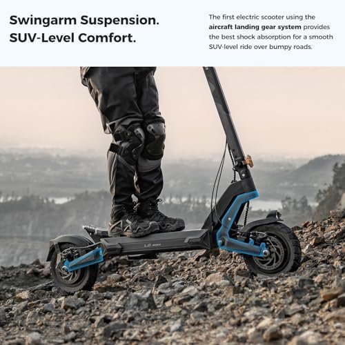 Ausom L2 Max 2000W Dual Motor Electric Scooter for Adults, 56 Miles Max Range Folding Off Road E Scooter
