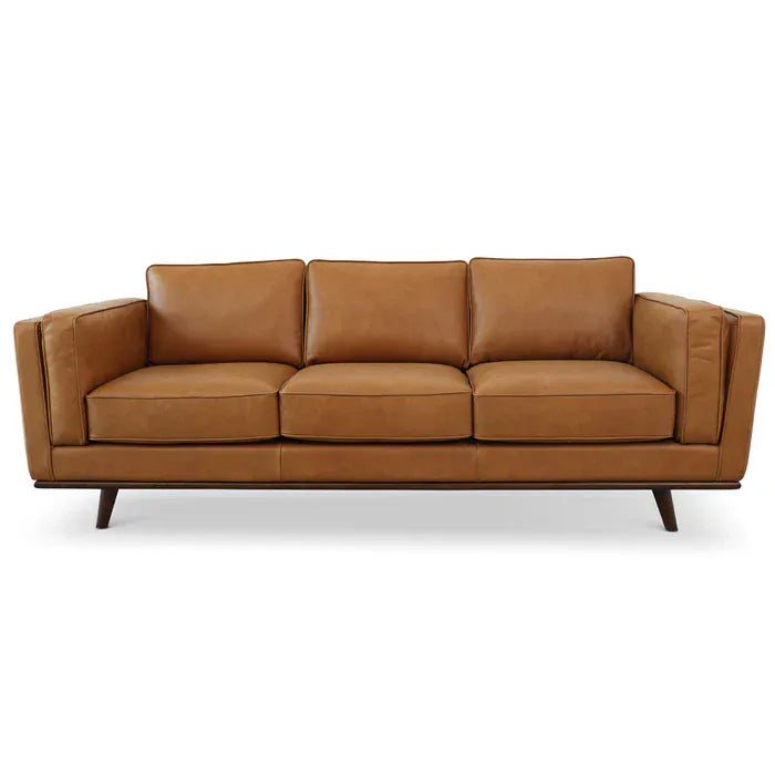 Chase Top-Grain Leather Sofa, 90 Inches MCM