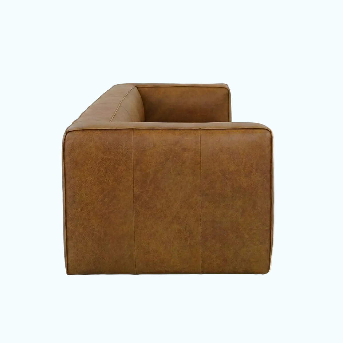 Colton Tan Leather Sofa