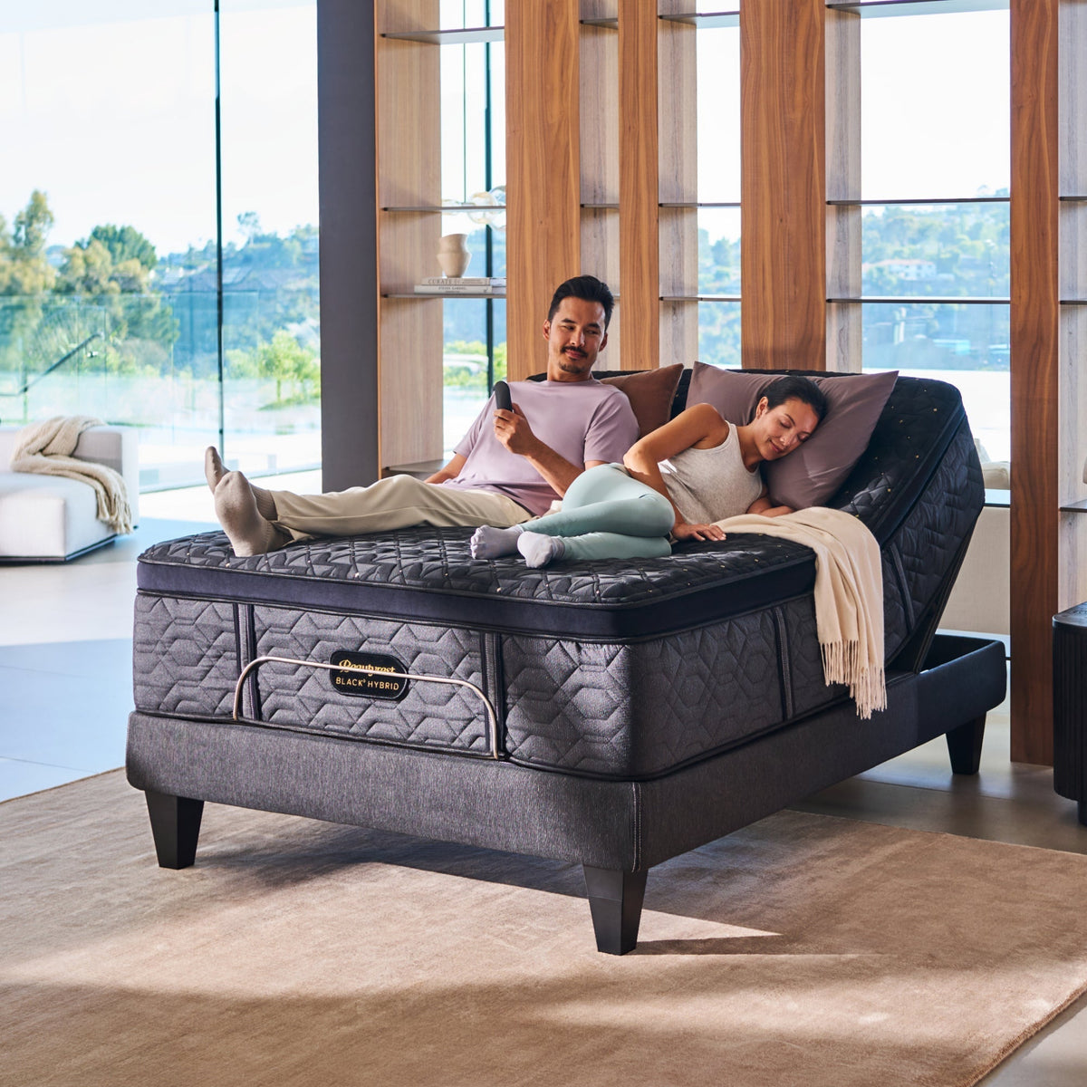 Beautyrest Black® Hybrid Series Four Firm Apex Top Mattress