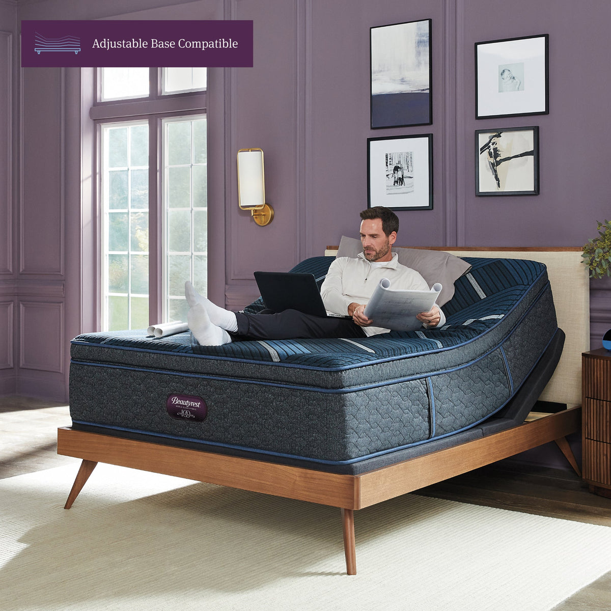 Beautyrest World Class Hybrid Level Four Medium Apex Top 14" Mattress