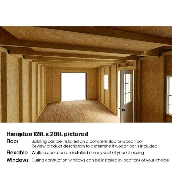 Best Barns Hampton 12 ft × 24 ft Storage Shed