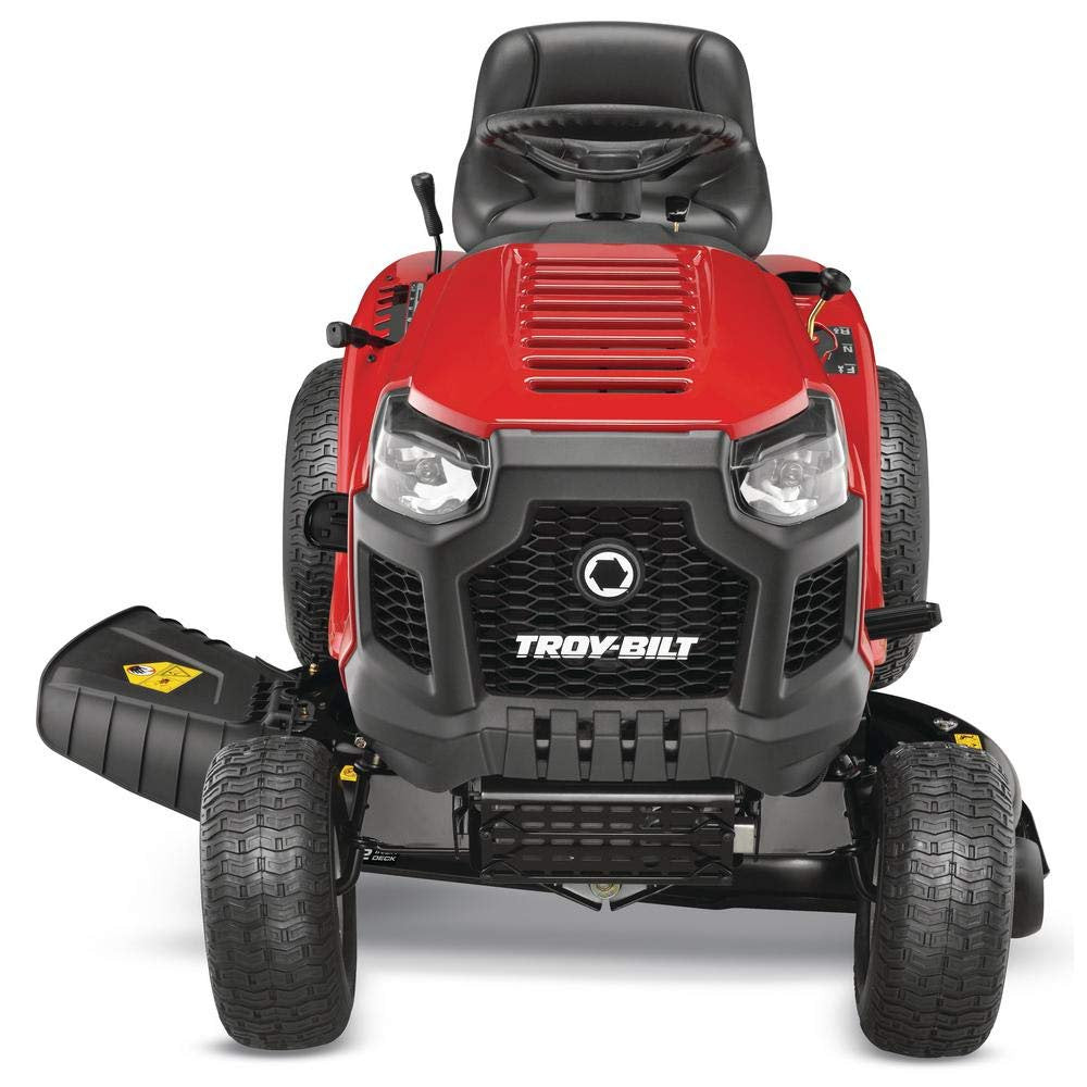 Troy Bilt Bronco 42 in 19 HP Briggs &amp; Stratton Automatic Drive Gas Riding Lawn Tractor with Mow in Reverse