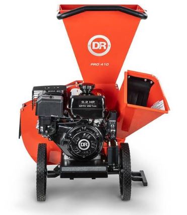 Dr Power Pro 410 Chipper/Shredder, 9.2 HP Dr Engine, 4inch Capacity