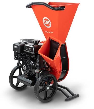 Dr Power Pro 410 Chipper/Shredder, 9.2 HP Dr Engine, 4inch Capacity