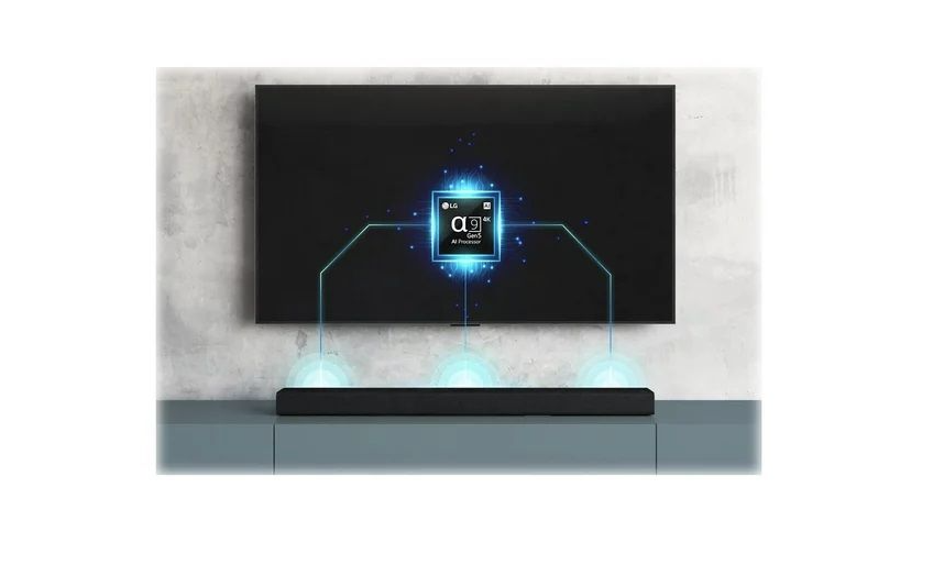 LG 5.1.3 ch High Res Audio Sound Bar with Dolby Atmos® 570W S90QY