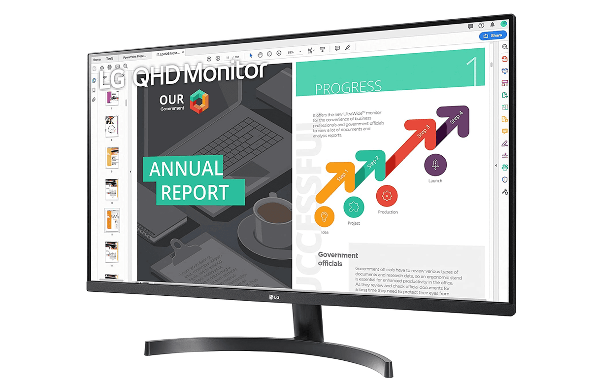 LG - 32QN600-B Moniteur QHD IPS FreeSync de 32 po (2560 × 1440)
