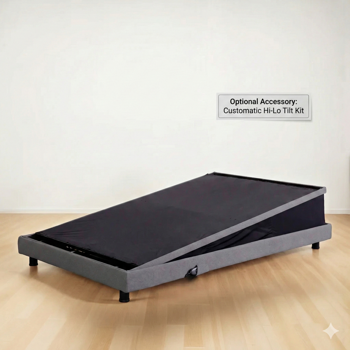 Customatic® DreamSense Harmony Adjustable Base - Dual-Zone Massage & Underbed Lighting