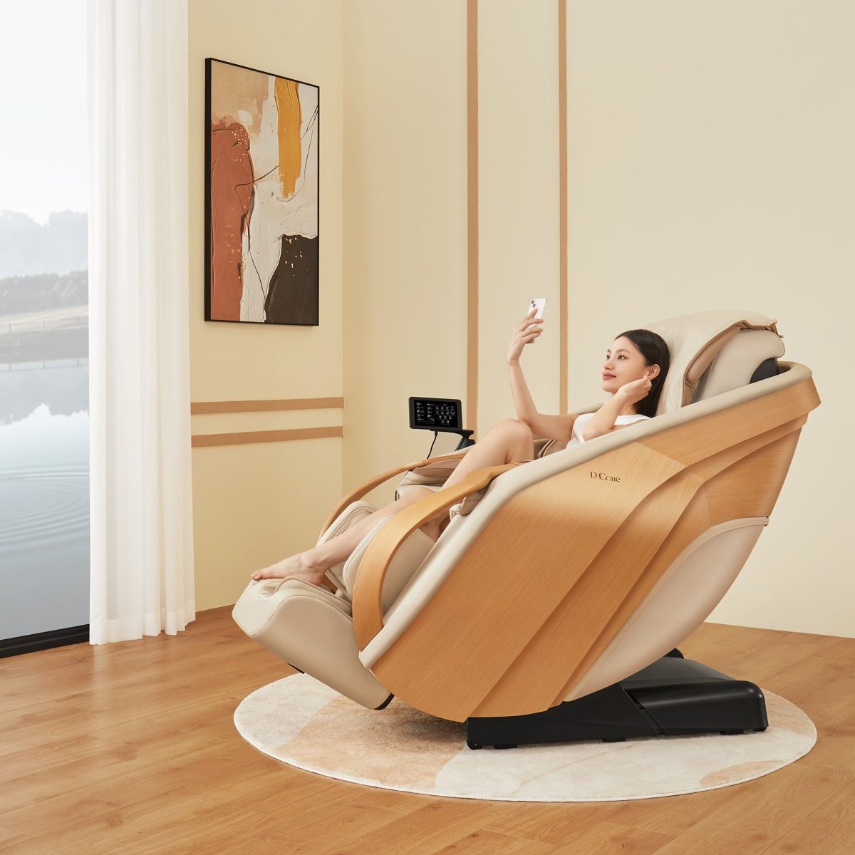 DCore 2 - Made in Japan Ultra Premium Massage Chair w/ Oak Side Panels