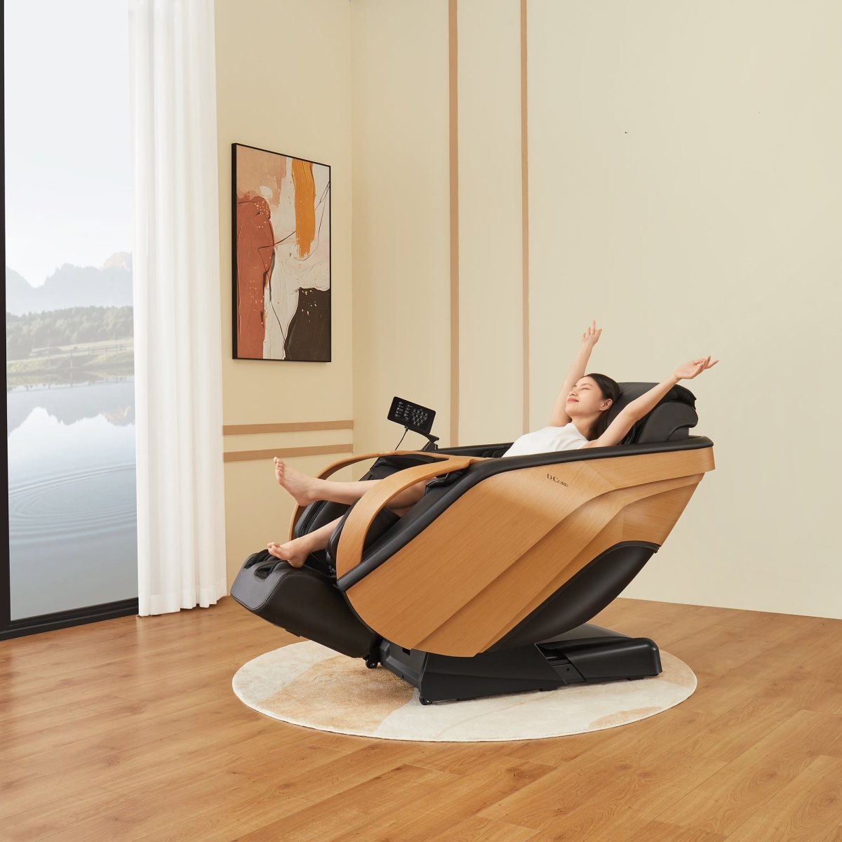 DCore 2 - Made in Japan Ultra Premium Massage Chair w/ Oak Side Panels