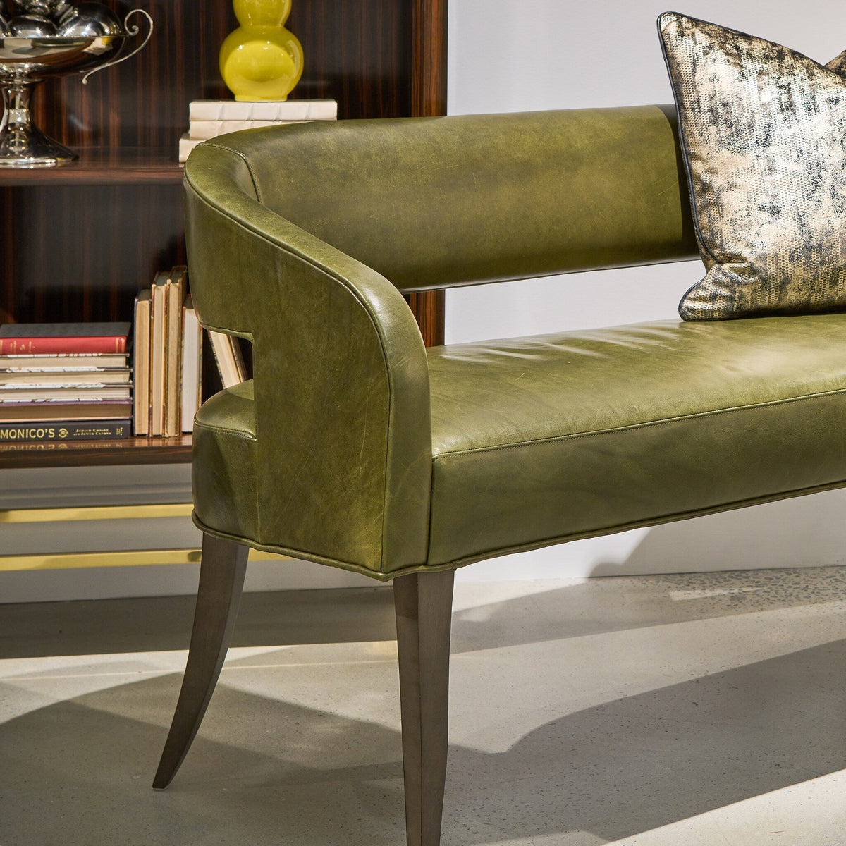 Dustin Leather Bench