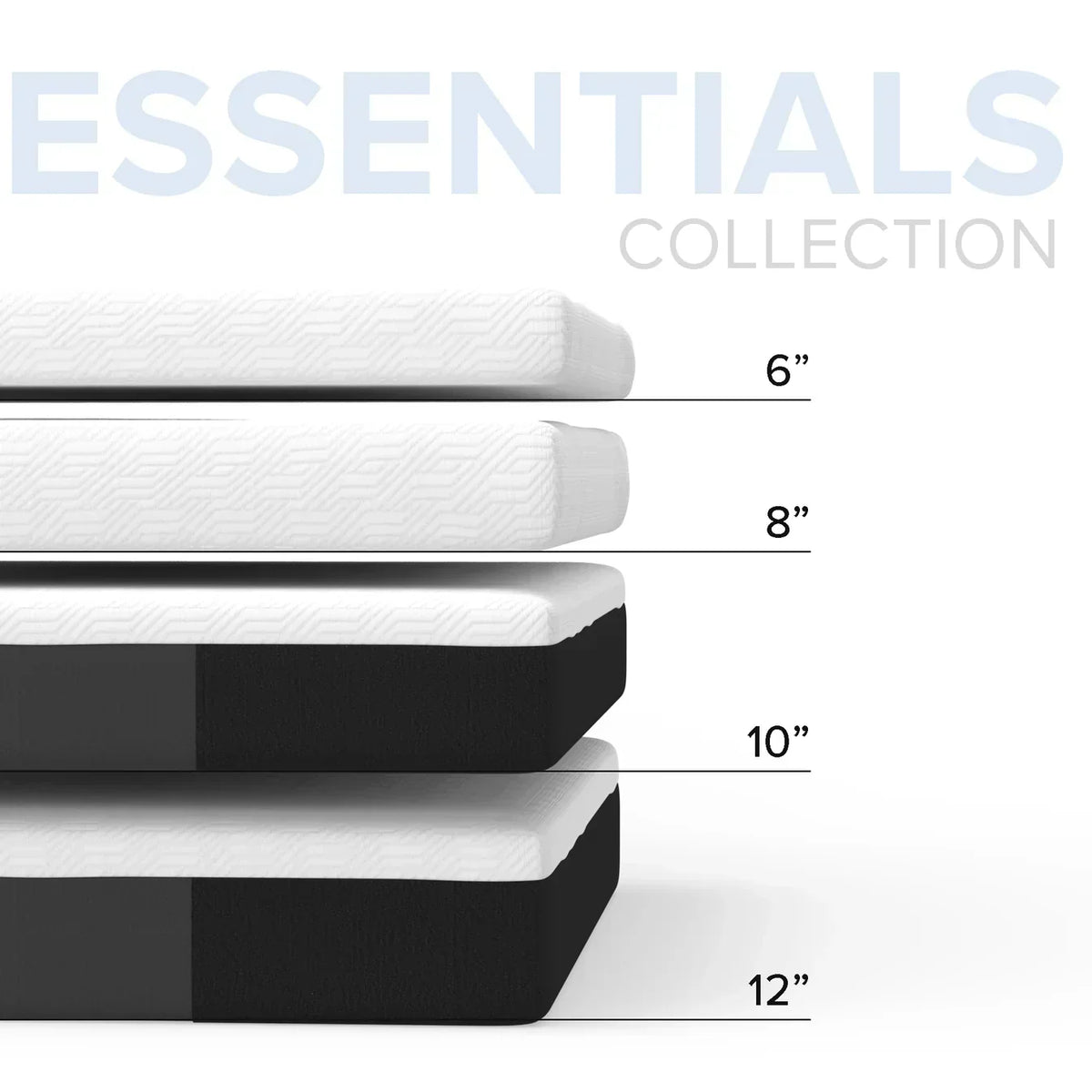 Bedplanet 12” Essentials Gel Memory Foam Mattress – Soft & Cooling (RV Ready)