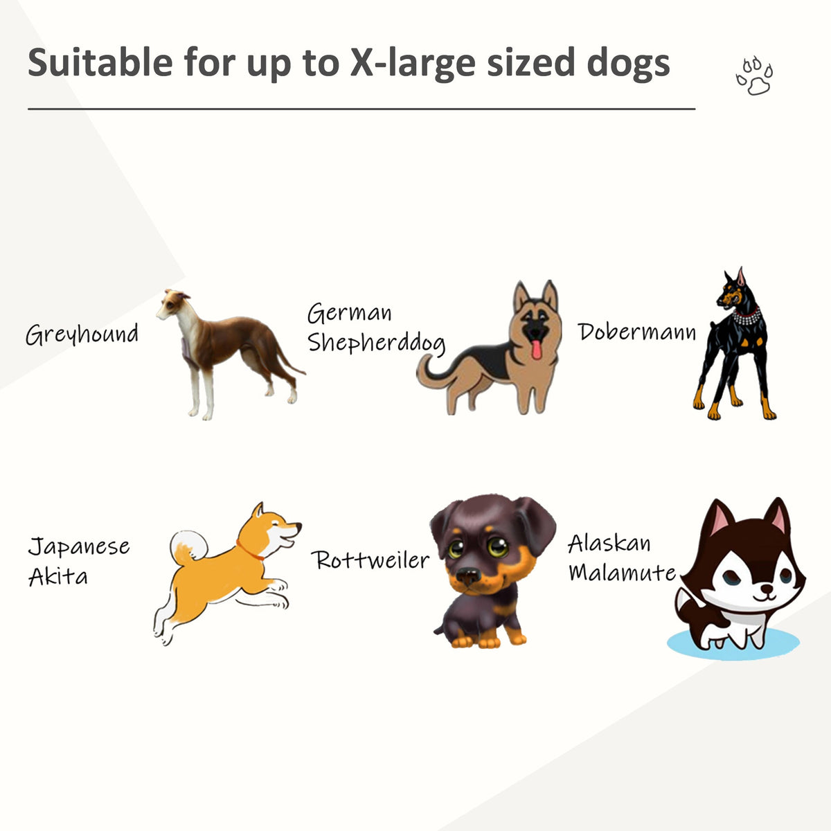 Heavy Duty Dog Cage Metal Kennel and Crate Dog Playpen with Lockable Wheels, Slide-out Tray, Food Bowl and Double Doors