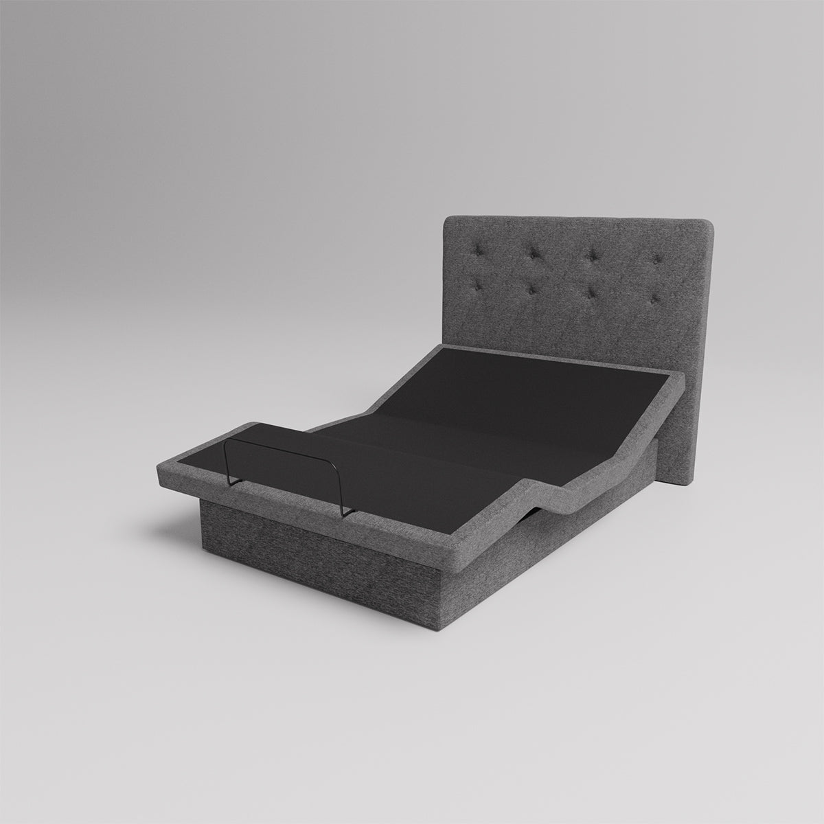 The Dawn House Bed - Adjustable Base Split King Ivory - Floor Model
