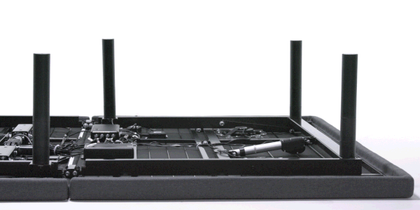 Customatic® DreamSense Harmony Adjustable Base - Dual-Zone Massage & Underbed Lighting
