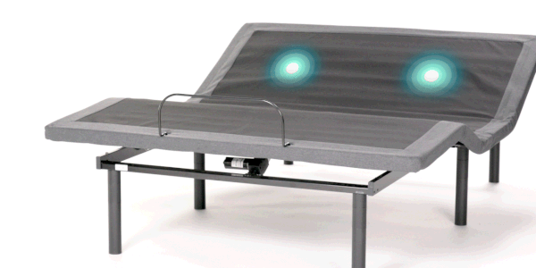Customatic® DreamSense Harmony Adjustable Base - Dual-Zone Massage & Underbed Lighting